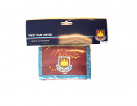 West Ham United Wallet WHUFC Official Fan Football Crest Badge Nylon