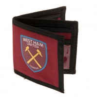 West Ham United Football Club Official Canvas Nylon Money Wallet Badge Crest Team