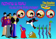 The Beatles Yellow Submarine Nothing Is Real Postcard Photograph Official 