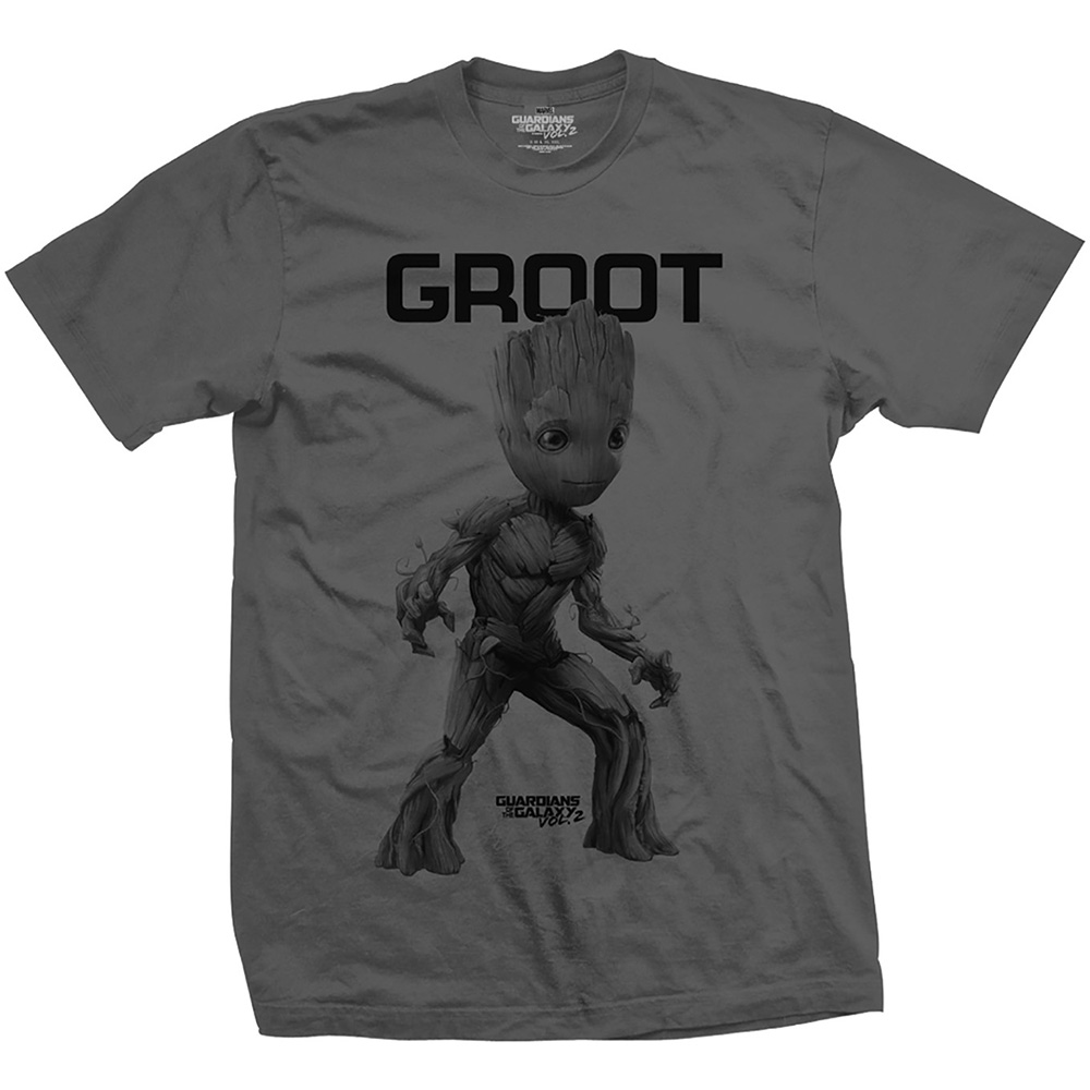 Guardians of the Galaxy Baby Groot Tangled Marvel White Mens T-shirt 5X-Large