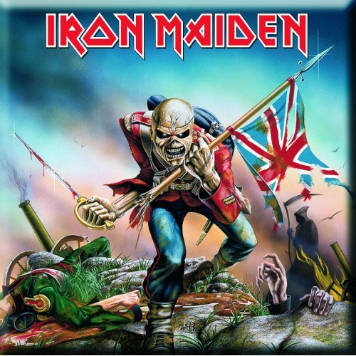 Iron Maiden Metal Steel Fridge Magnet The Trooper Album Cover Official Gift  Fan  eBay